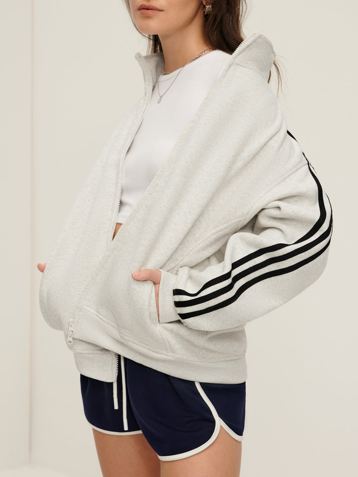 La Vie │ Veste double zippée