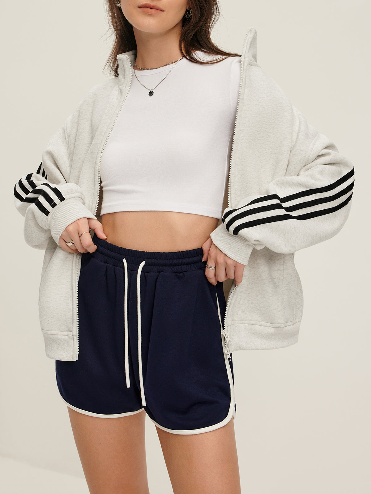 La Vie │ Veste double zippée