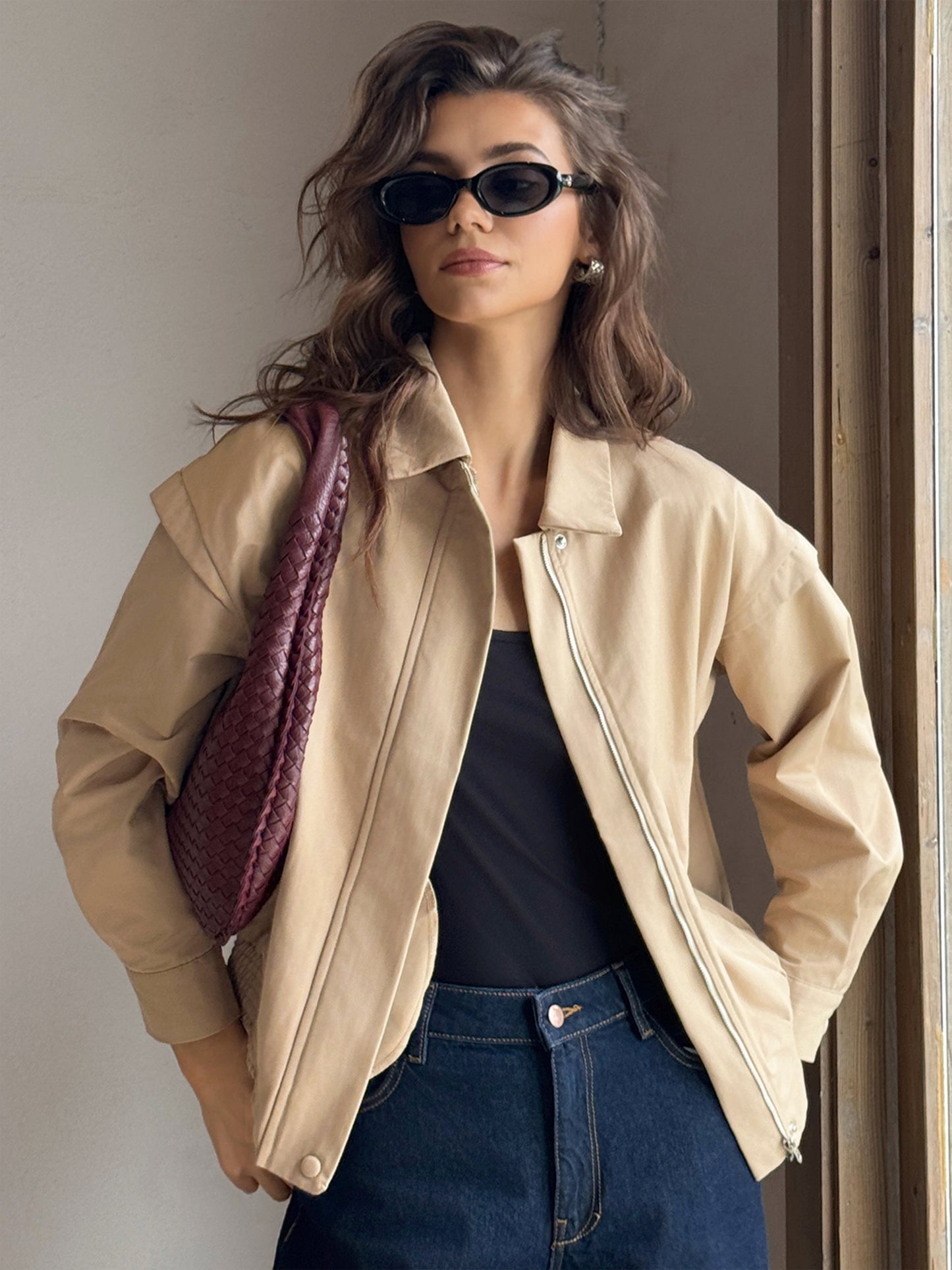 La Vie │ Veste à boutons et fermeture éclair