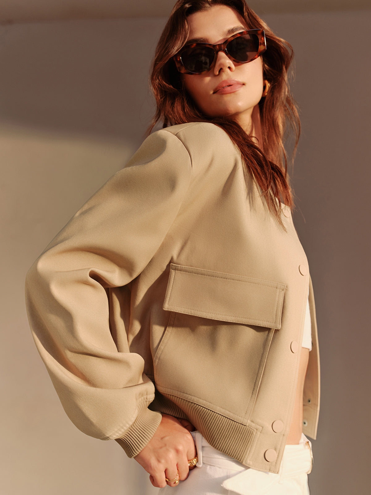 La Vie │ Veste à col rond
