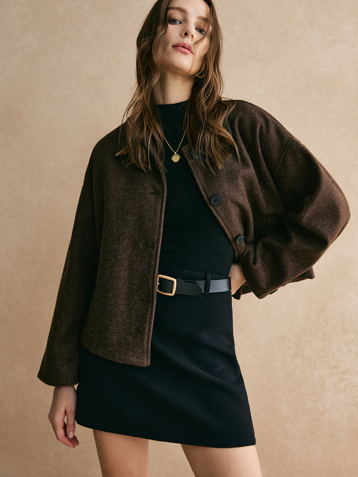La Vie │ Veste boutonnée en tweed