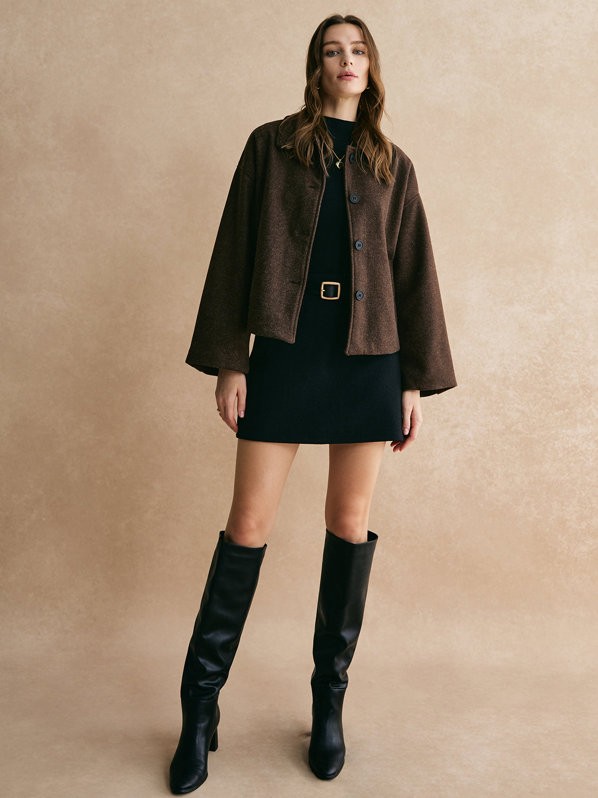 La Vie │ Veste boutonnée en tweed