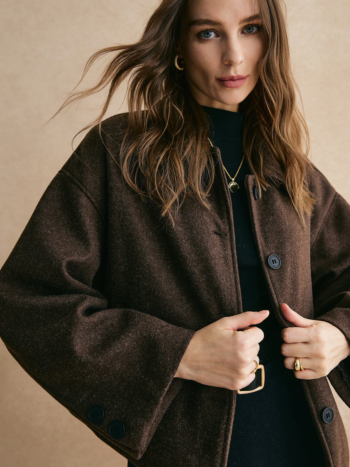 La Vie │ Veste boutonnée en tweed