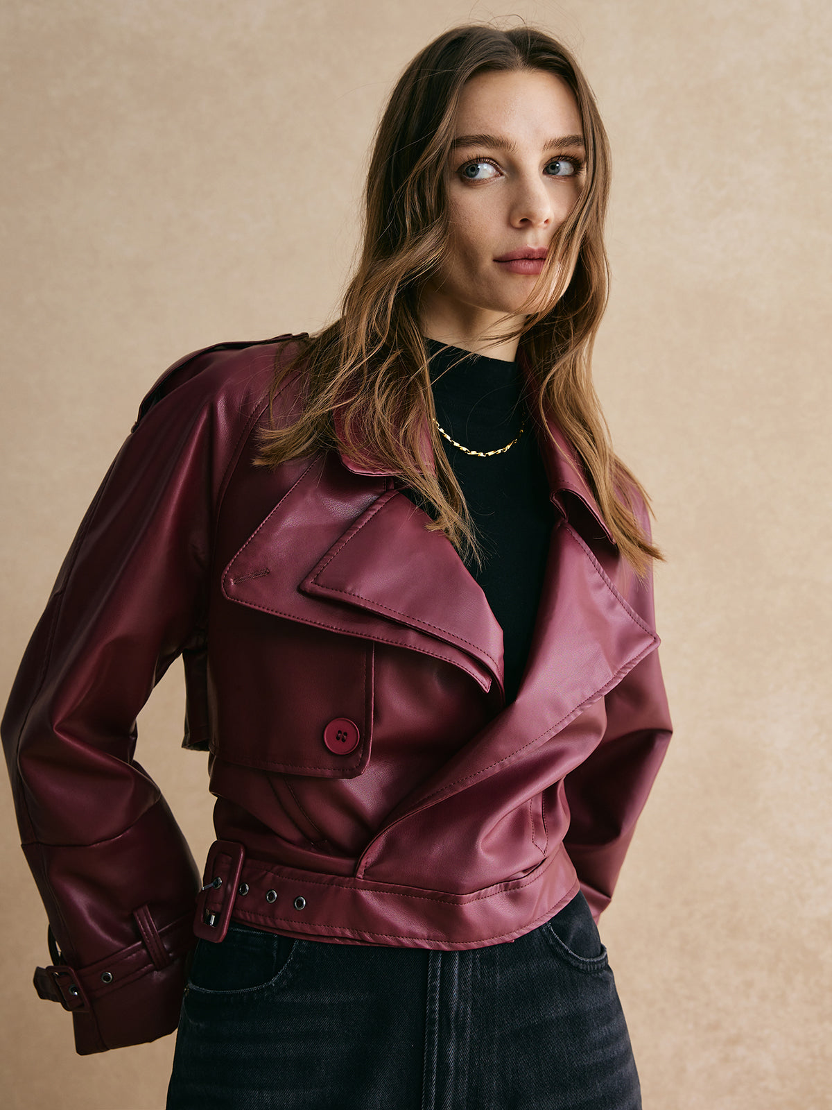 La Vie │ Veste en cuir PU