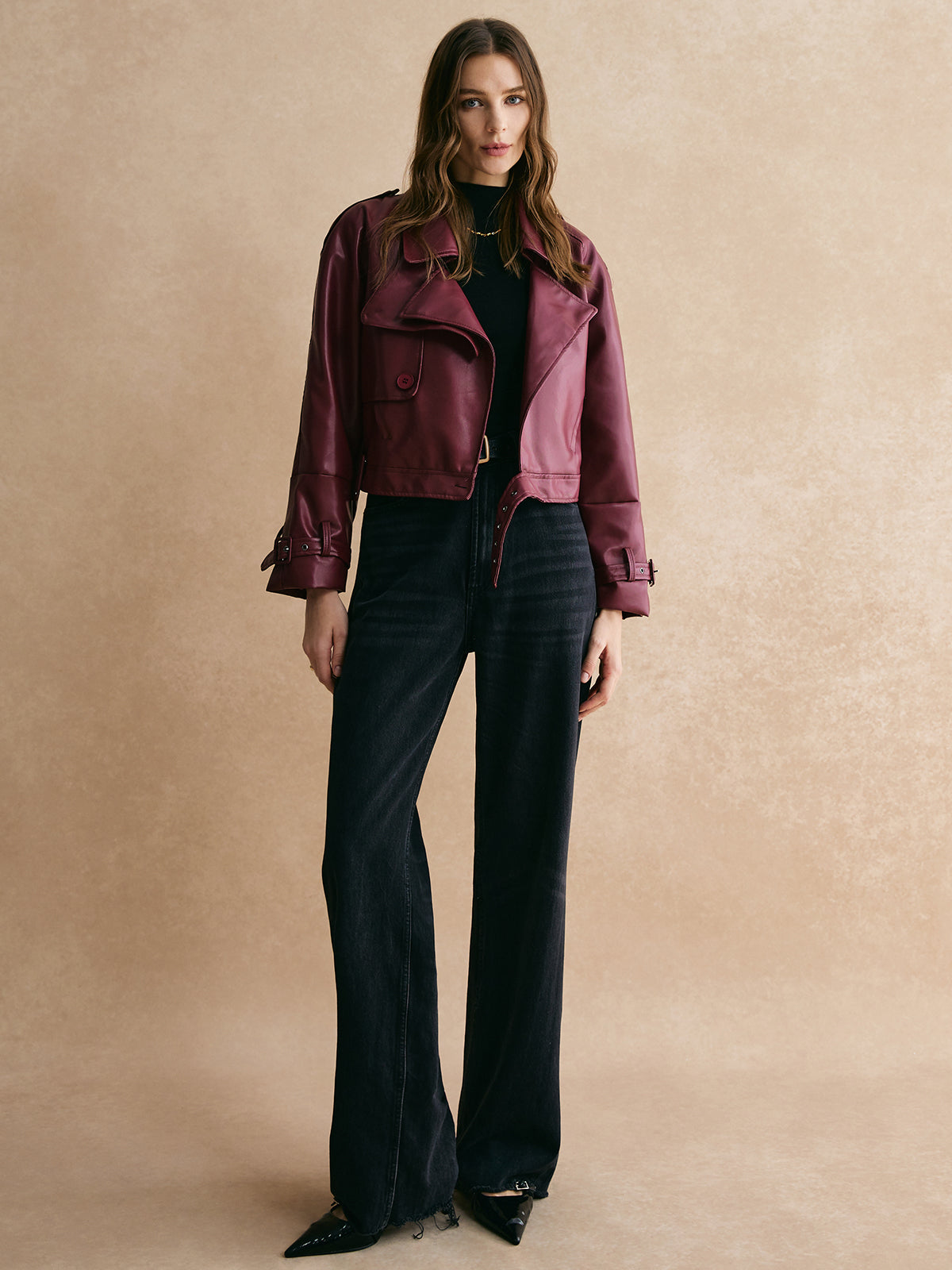 La Vie │ Veste en cuir PU