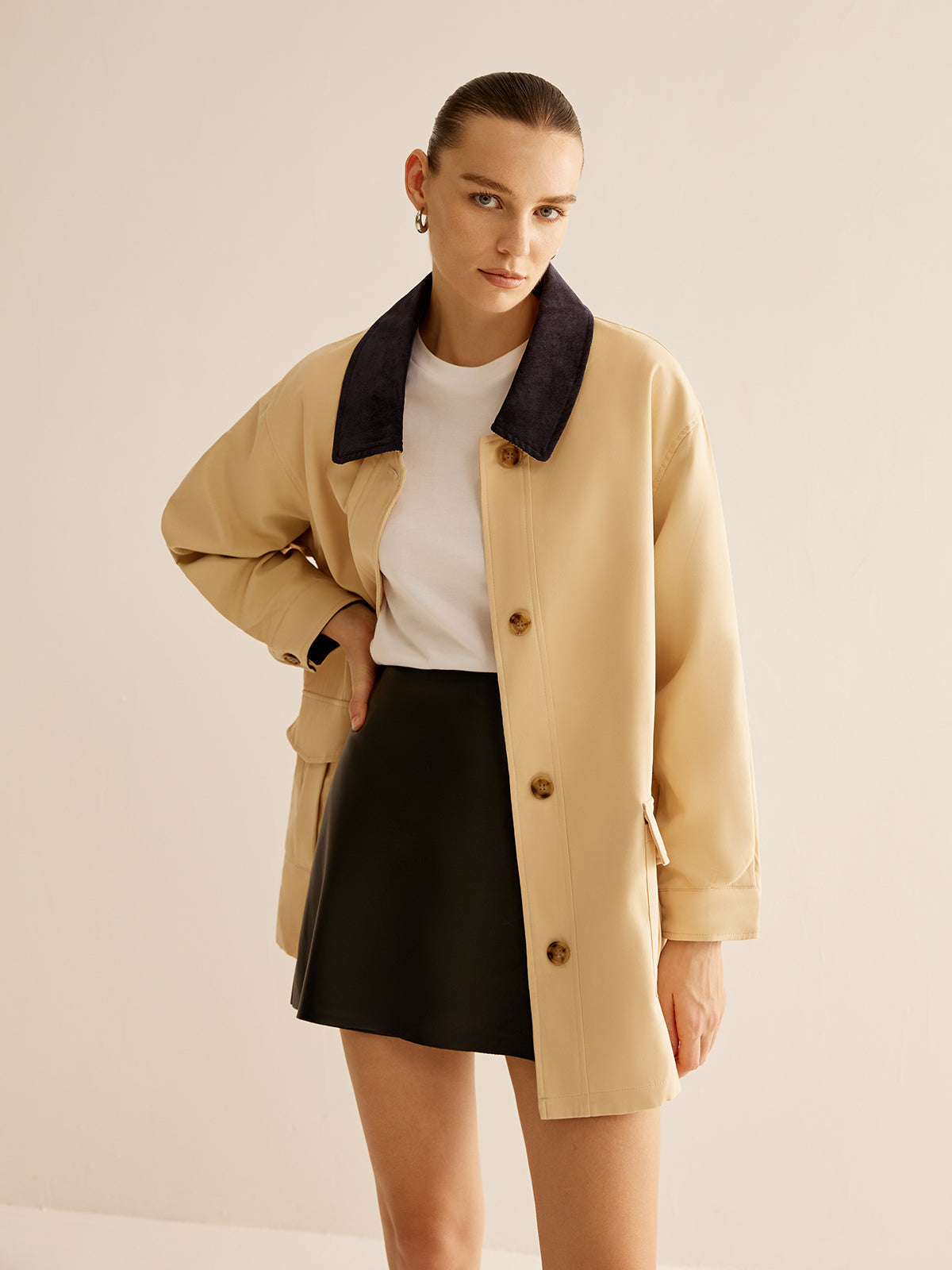 La Vie │ Veste à col boutonné