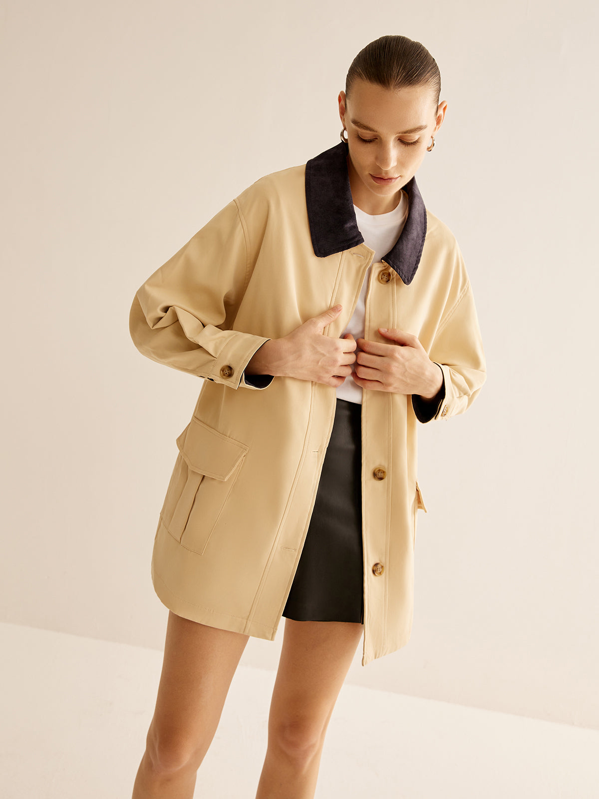La Vie │ Veste à col boutonné