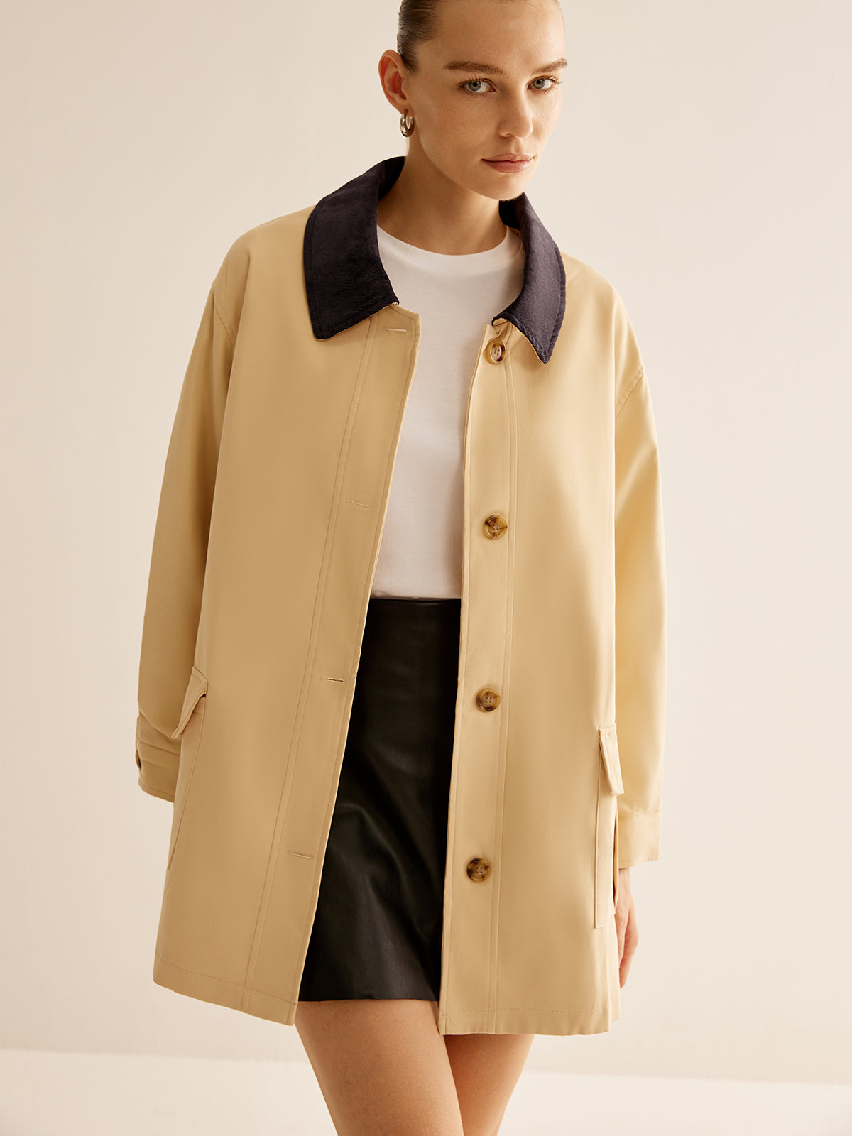 La Vie │ Veste à col boutonné