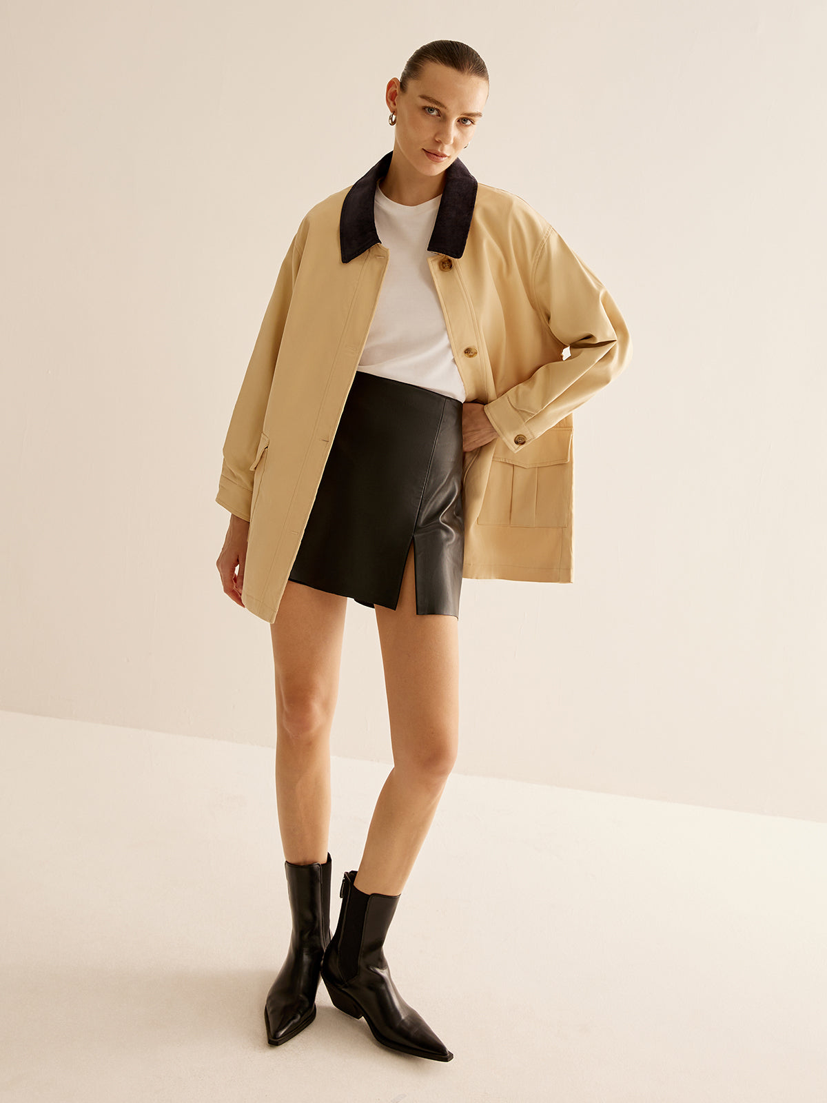 La Vie │ Veste à col boutonné