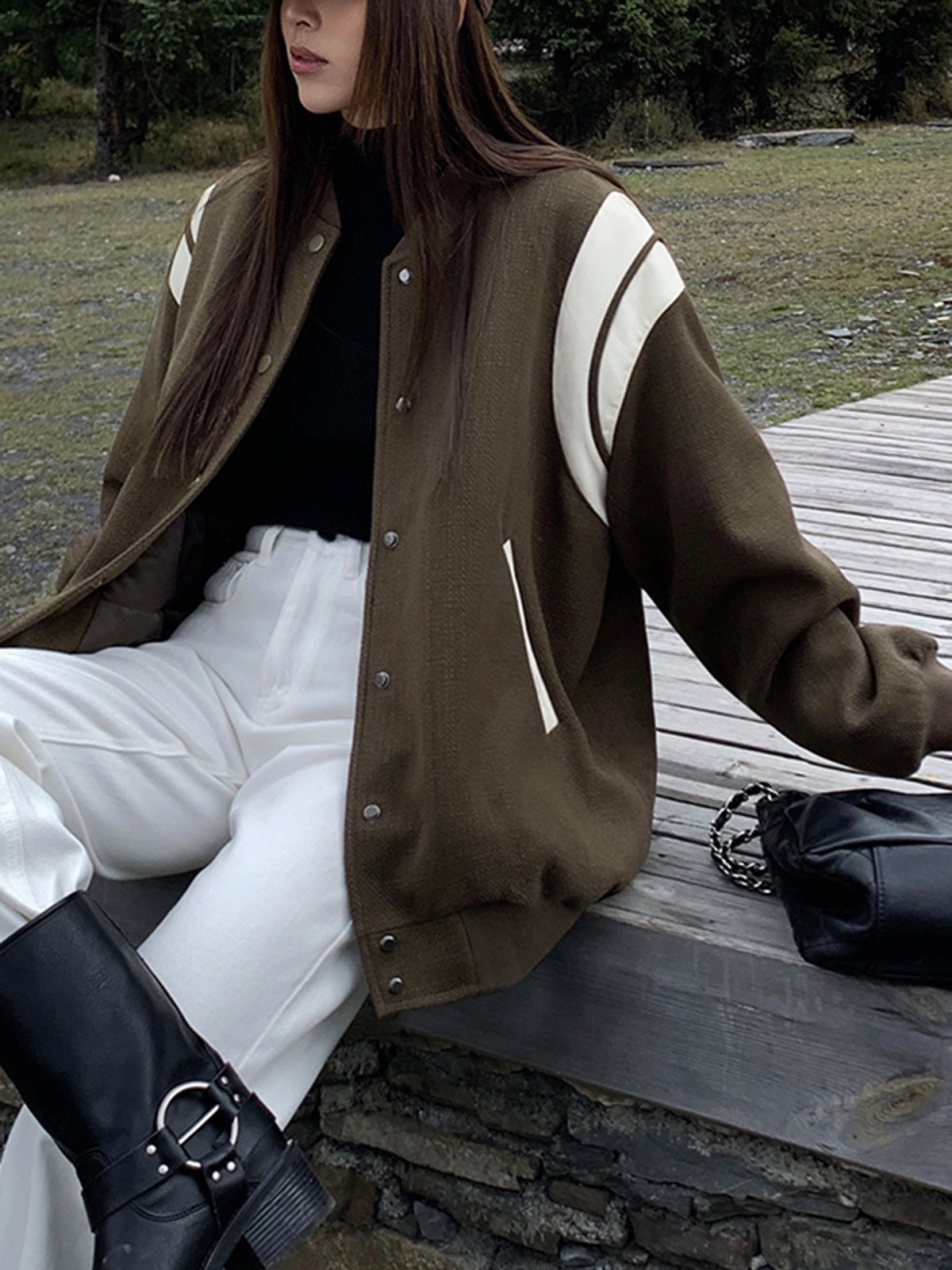 La Vie │ Veste à bordures contrastées