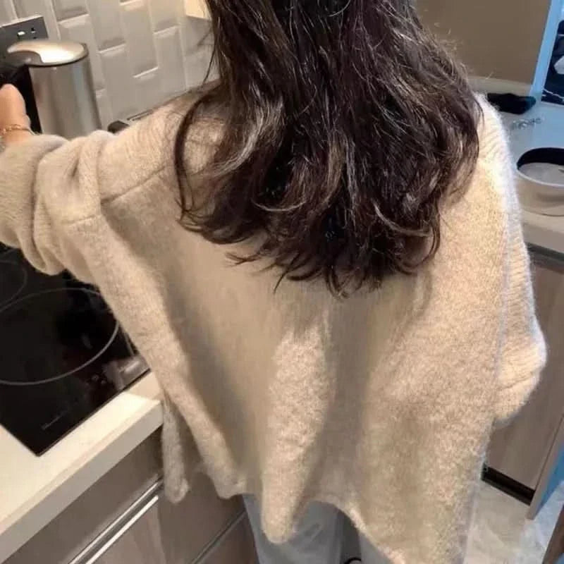 Cardigan en tricot élégant, confortable et chaud pour femme