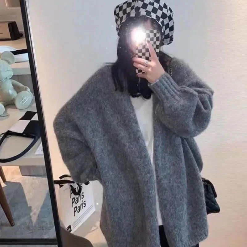 Cardigan en tricot élégant, confortable et chaud pour femme