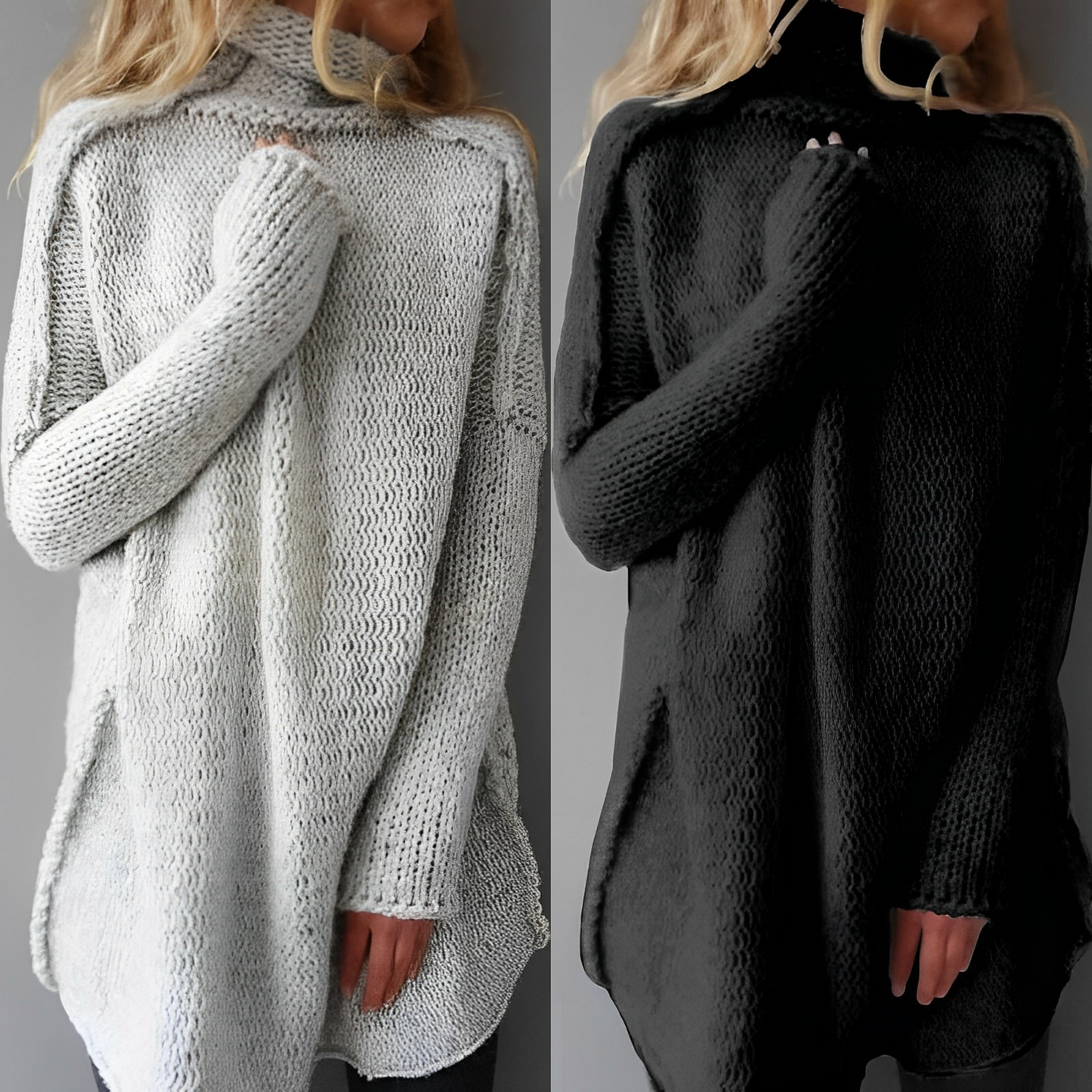 Camille - Pull chaud en tricot pour femme