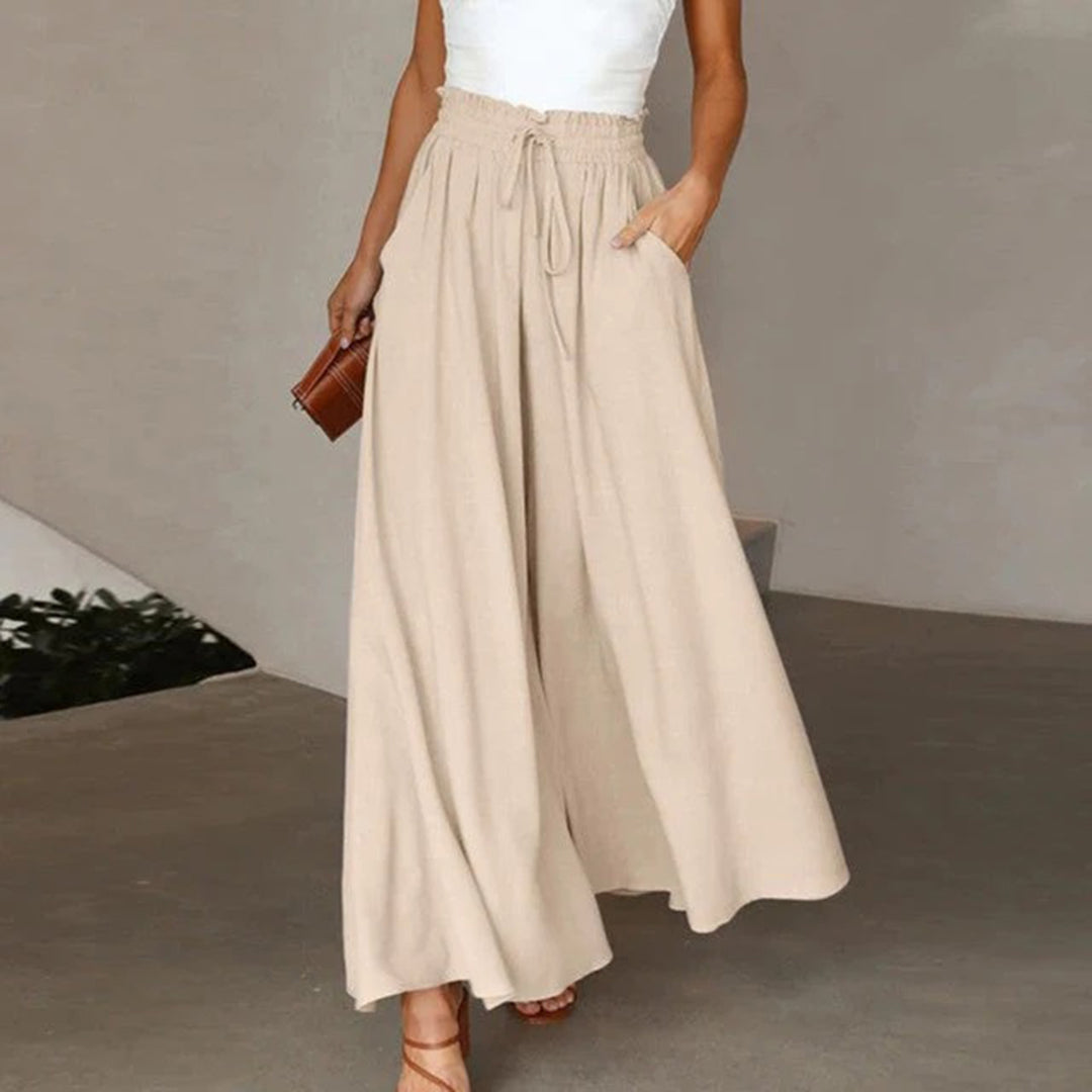 Émilie - Pantalon Large D'Été