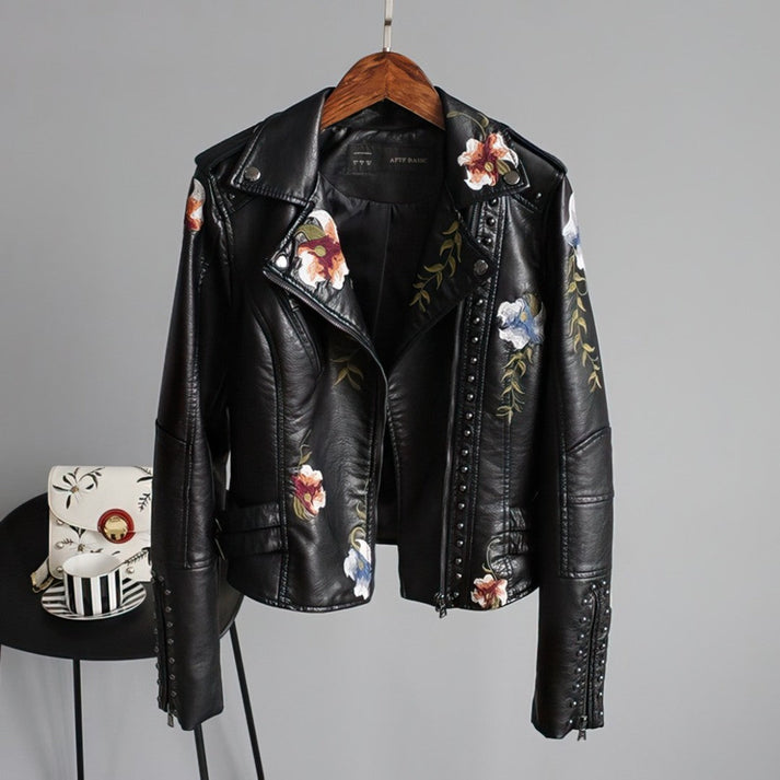 Nerissa - Veste en cuir végétalien pour femmes