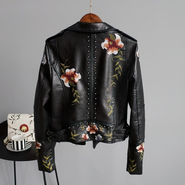 Veste en cuir végétalien pour femme - Nerissa