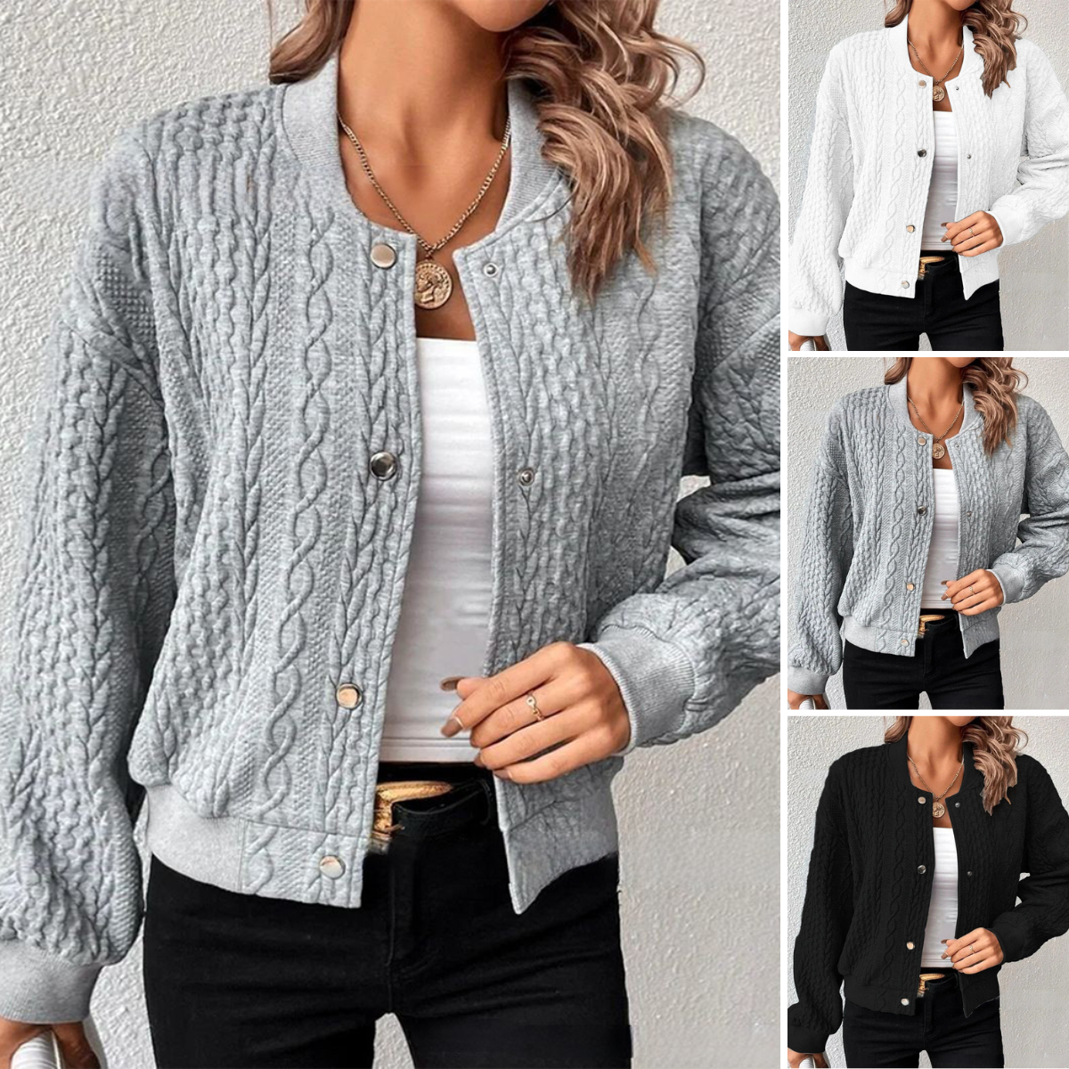 Cardigan boutonné uni - Keree
