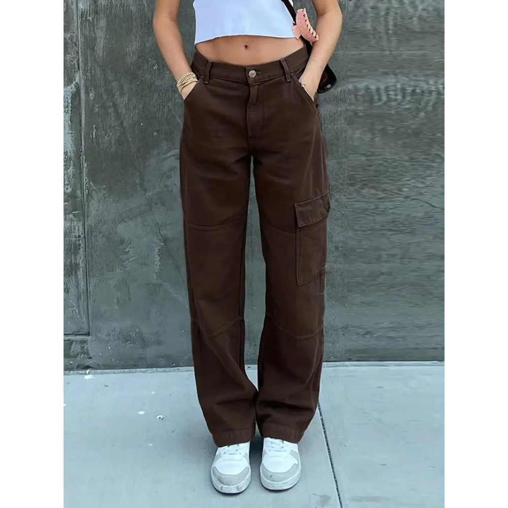 Pauline - Pantalon Cargo Décontracté Pour Femmes