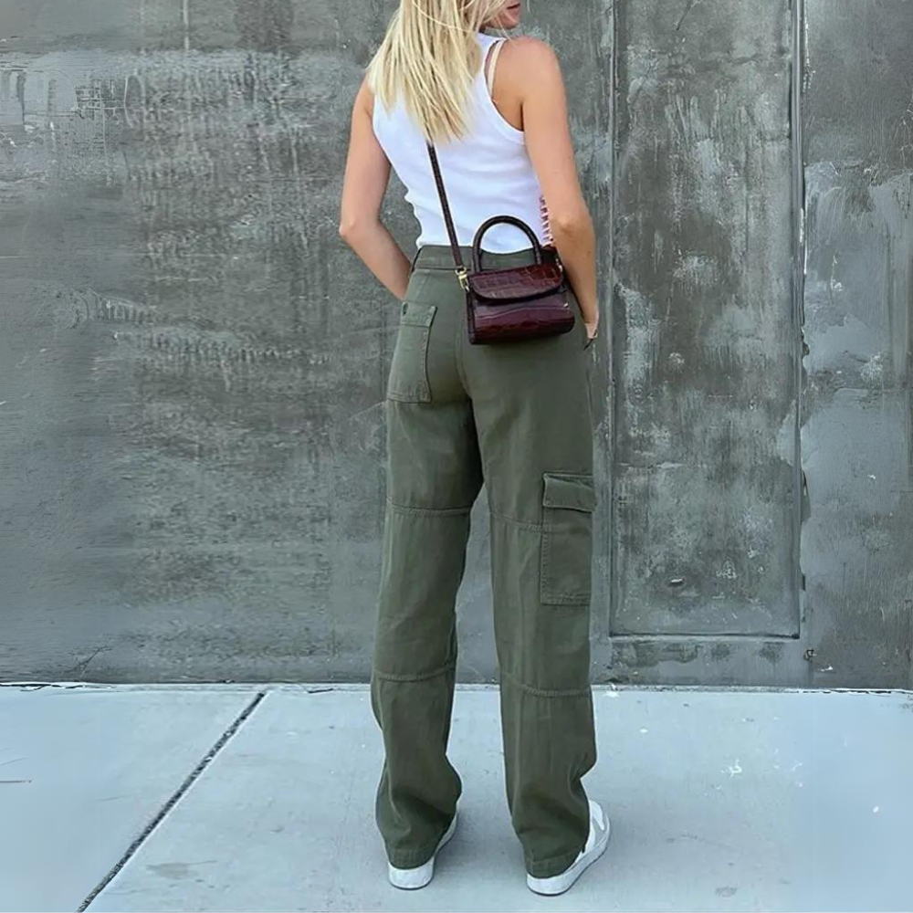 Pauline - Pantalon Cargo Décontracté Pour Femmes