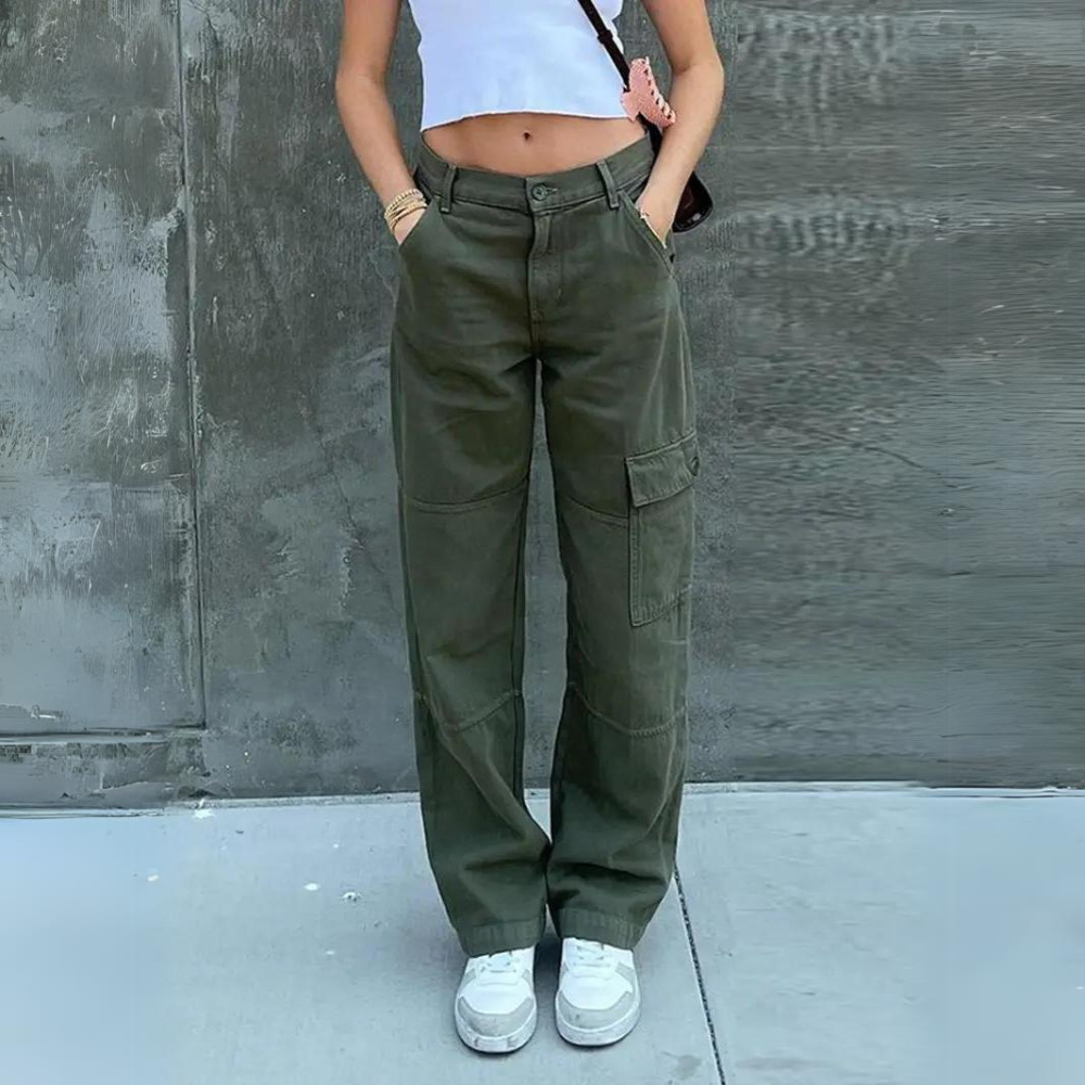Pauline - Pantalon Cargo Décontracté Pour Femmes