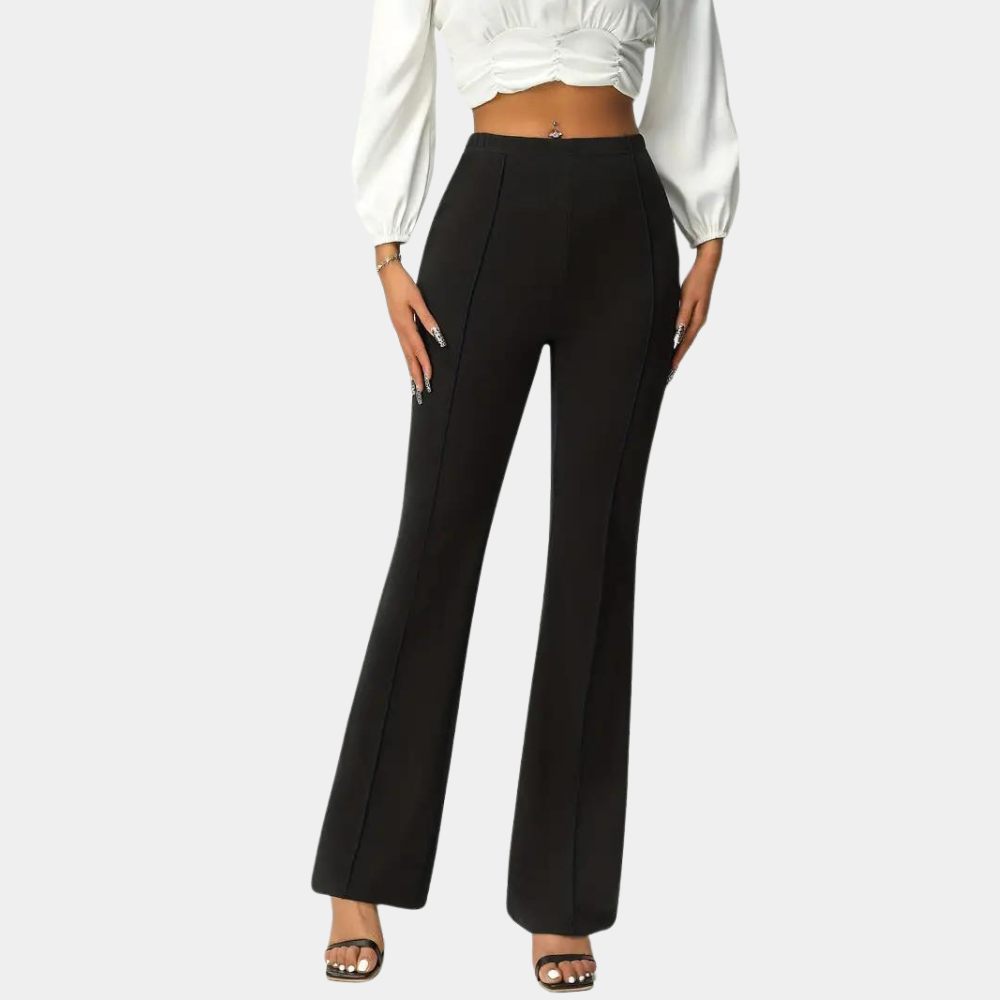 Evie - Pantalon évasé élégant et extensible pour femmes