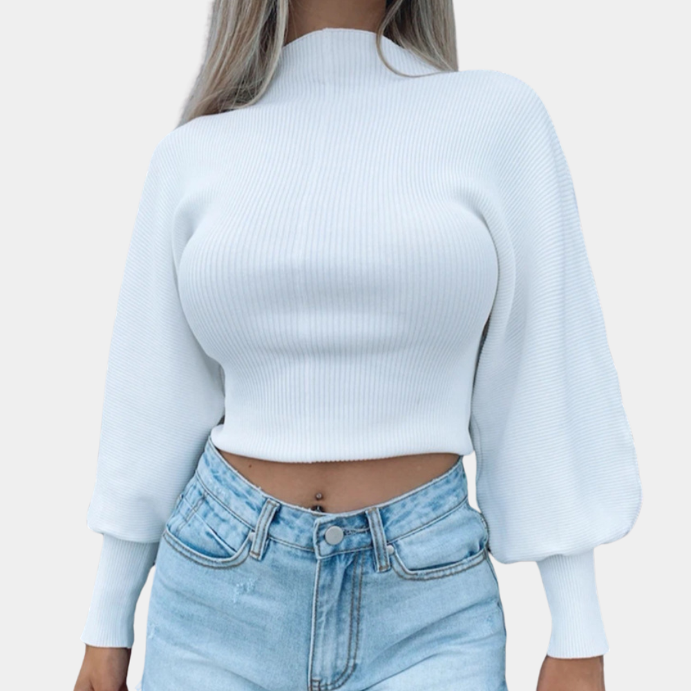 Pull femme élégant à manches - Aubina