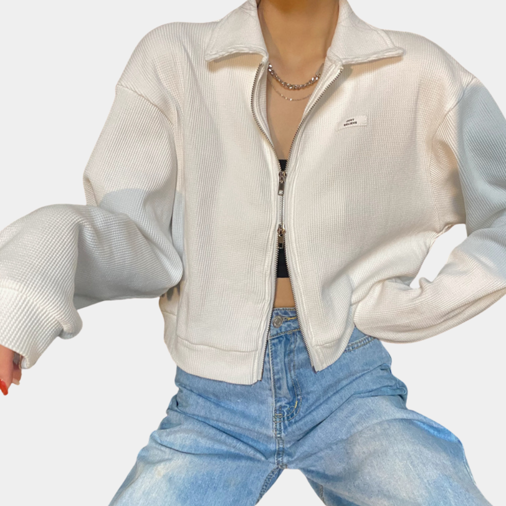 Veste décontractée en coton mélangé - Bebhinn