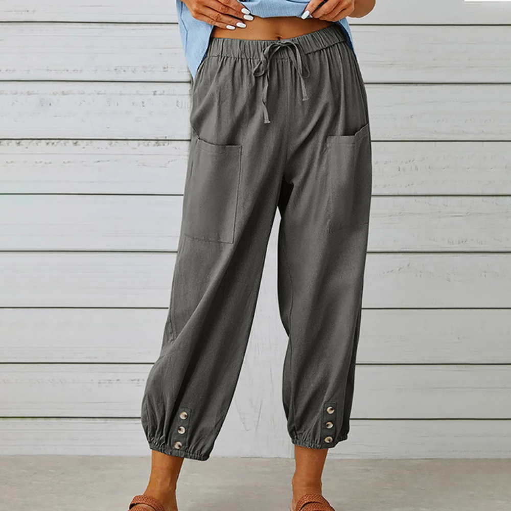 Fabia - Pantalon décontracté à jambes larges pour femmes