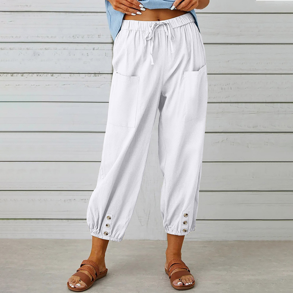 Fabia - Pantalon décontracté à jambes larges pour femmes