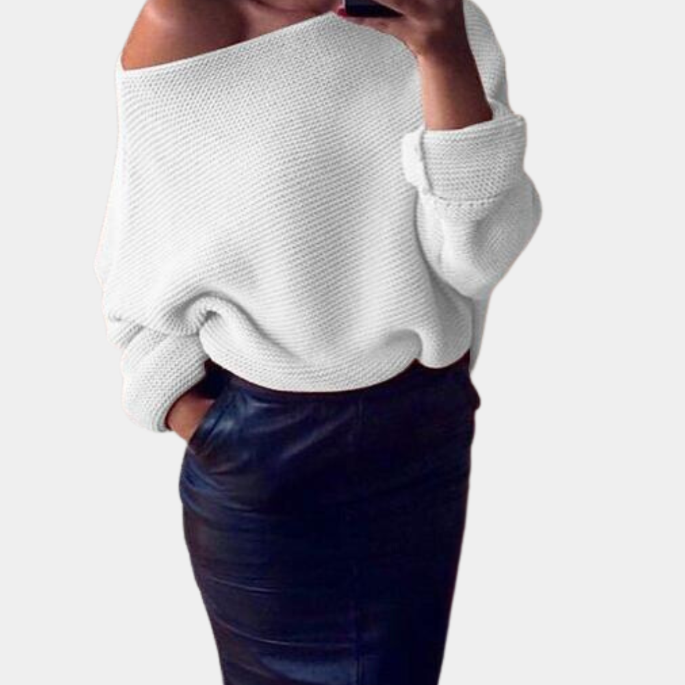 Mirka - Pull Off-Shoulder Élégant pour Femmes