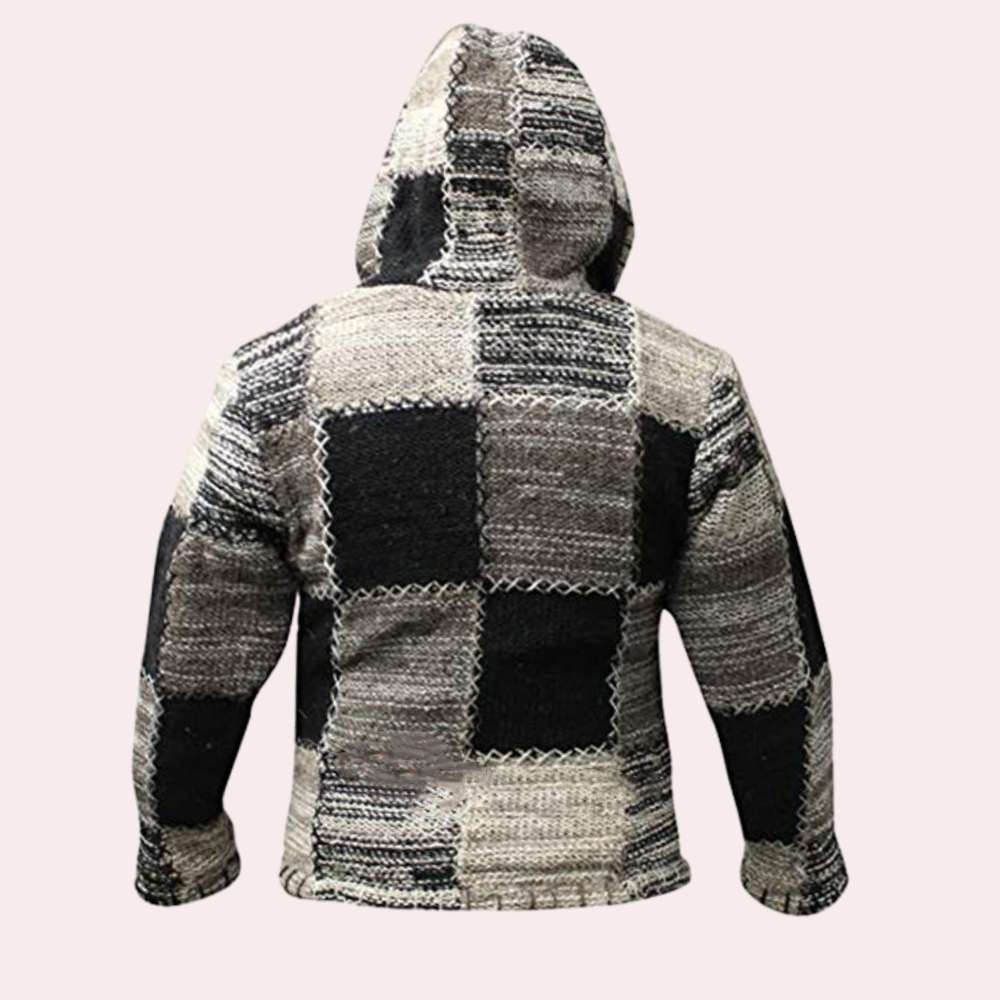 Orlando - Veste Patchwork avec Capuche pour Homme