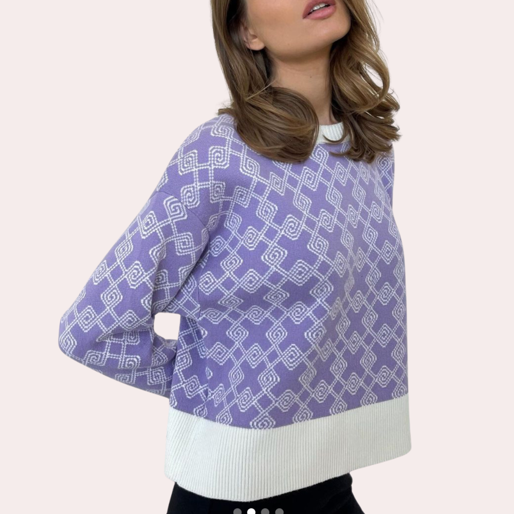 Ameyalli - Pull-over Tricoté pour femmes