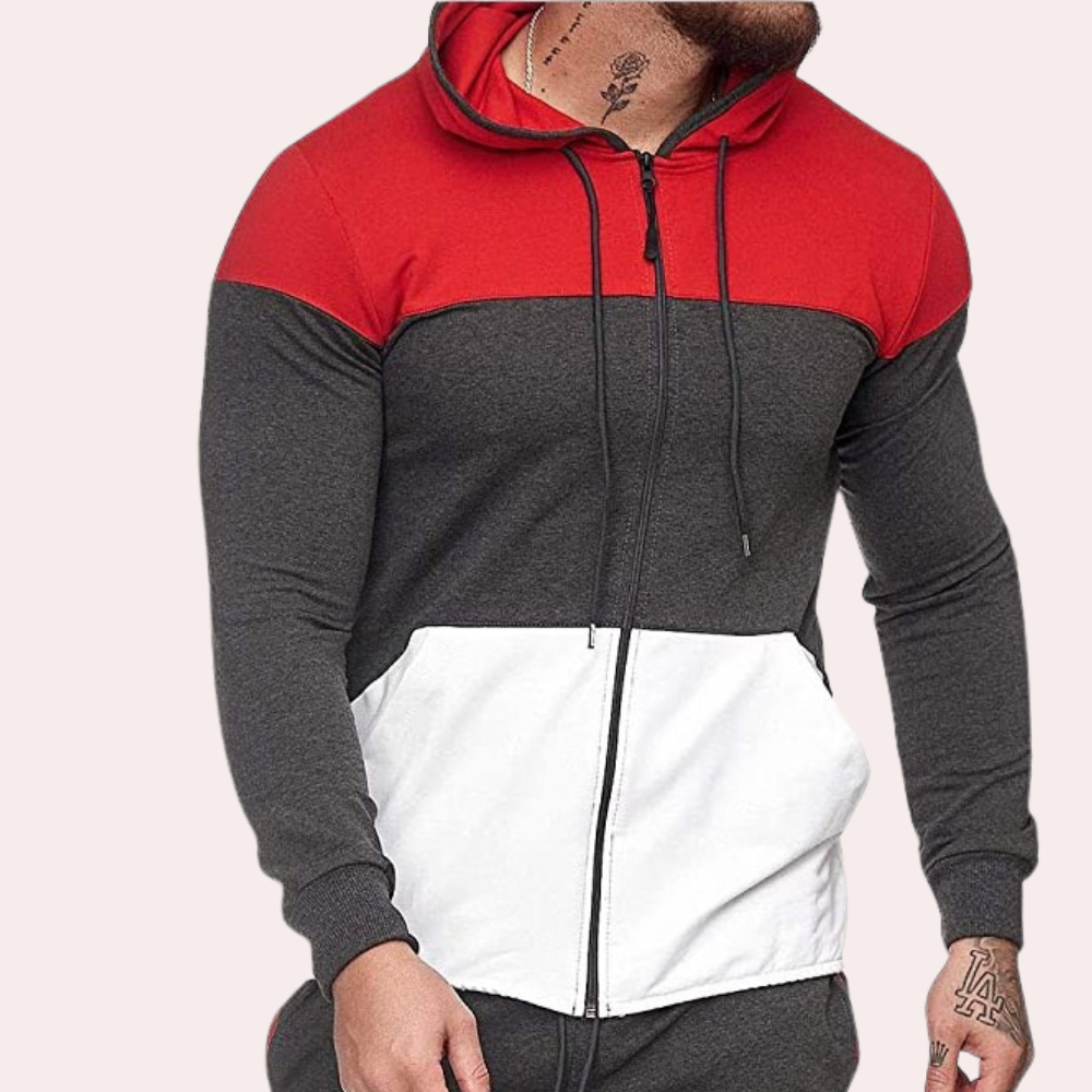 Alojz - Veste de Sport Zippée à Capuche pour Homme