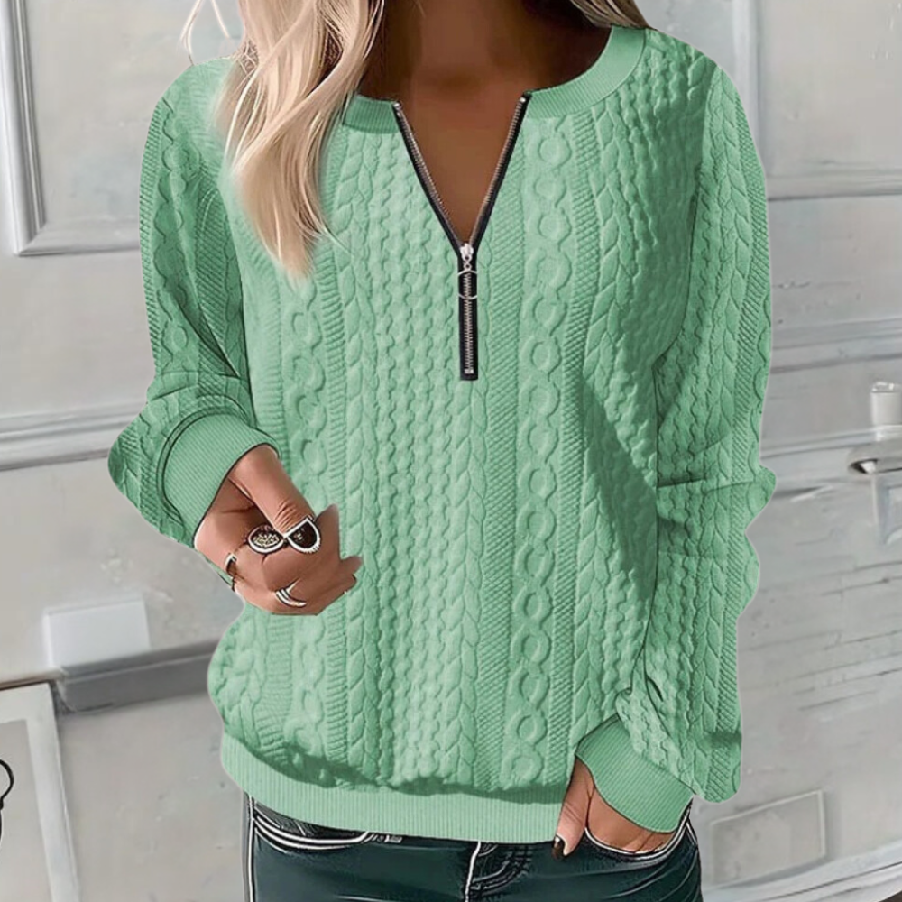 Anoushka - Pull texturé tendance pour femmes