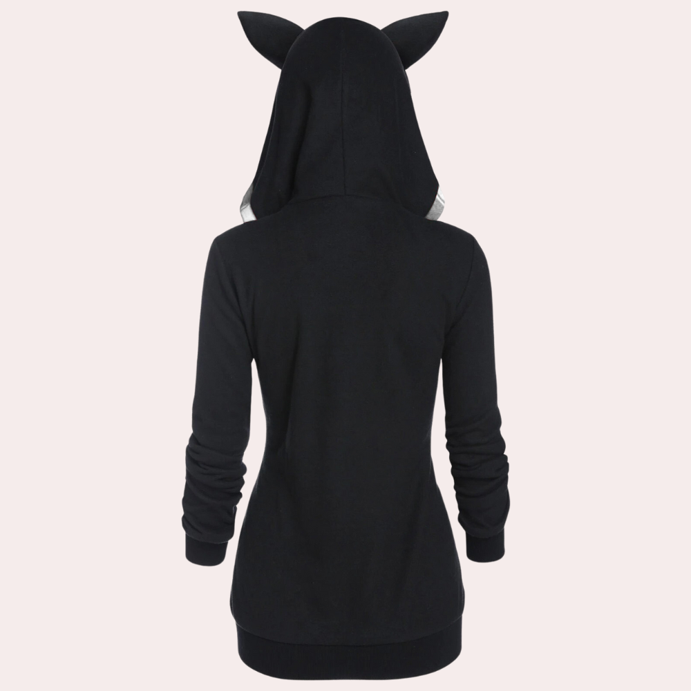 Elektra - Veste Chaude avec Oreilles de Chat pour Femmes