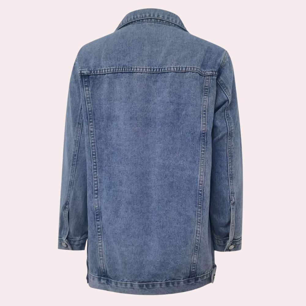 Elizabeth - Veste en jean confortable d'hiver pour femmes