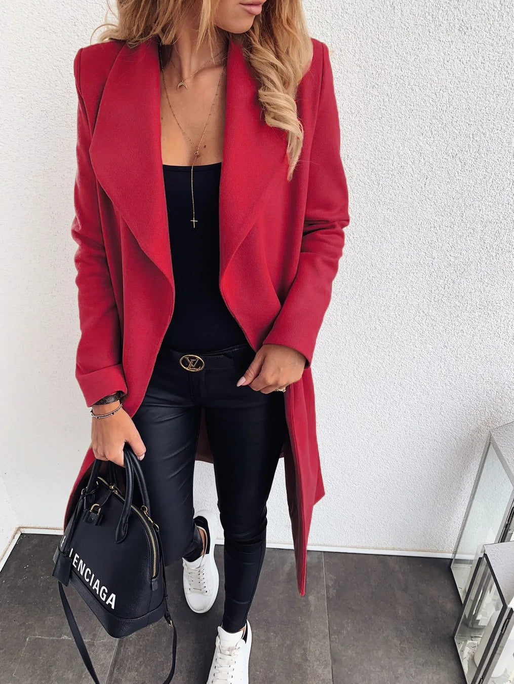NANCY - Manteau mi-long en laine