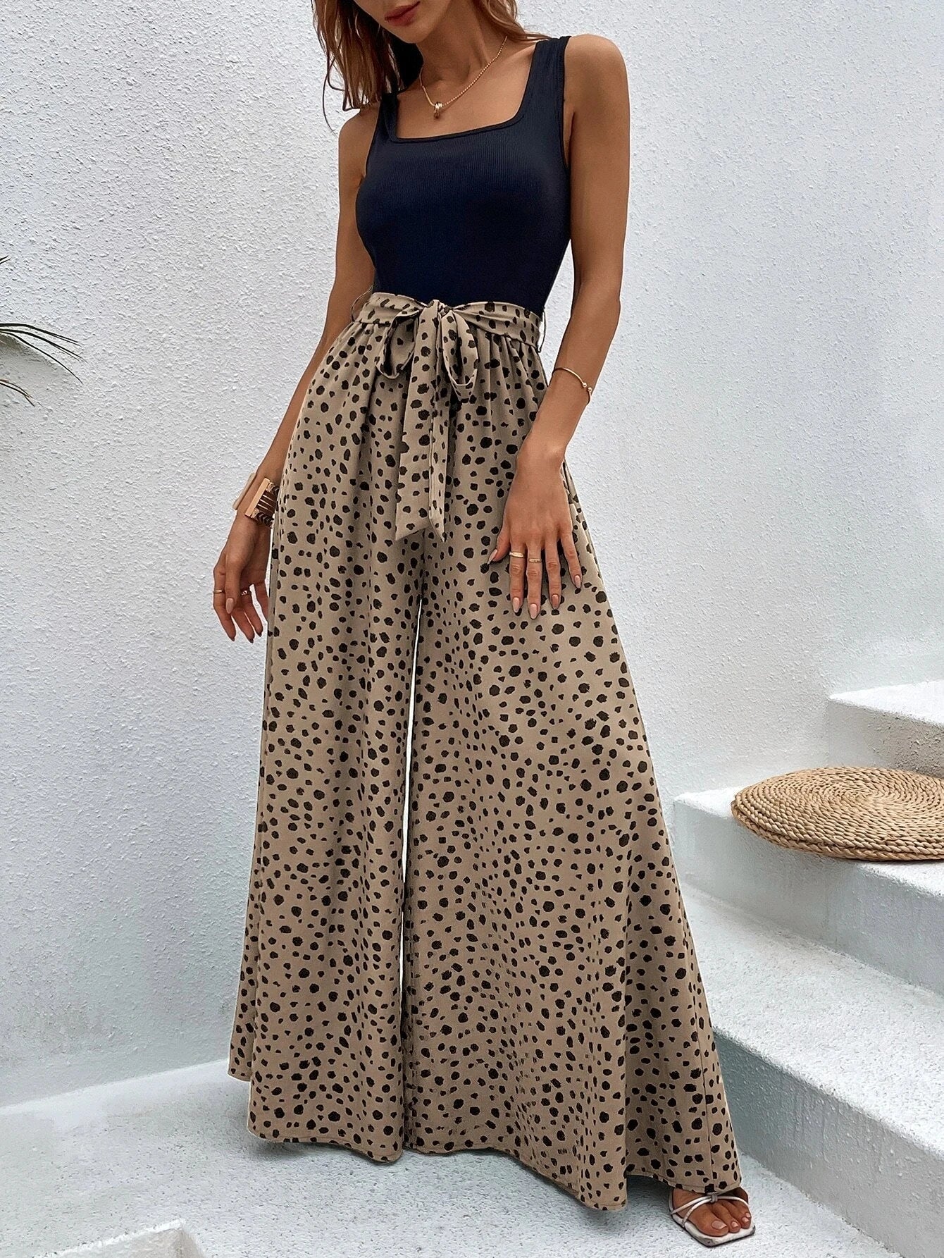Amélie - Pantalon Large D'Été