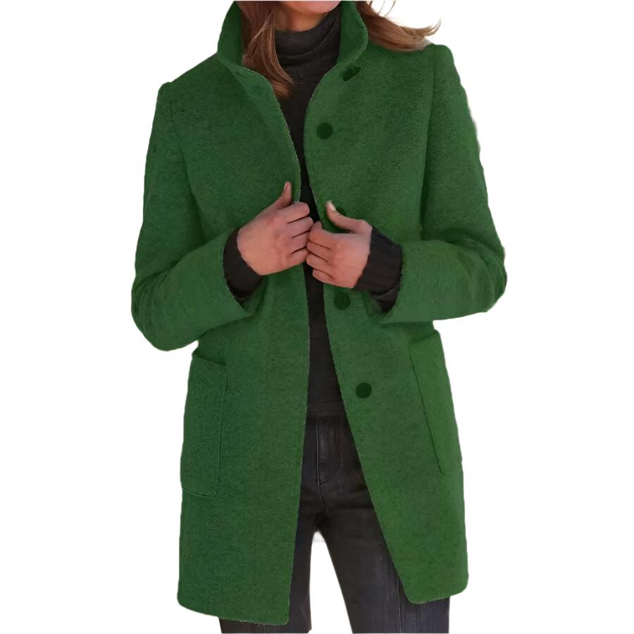 Celine | Manteau Élégant avec Col Stylé pour Femmes