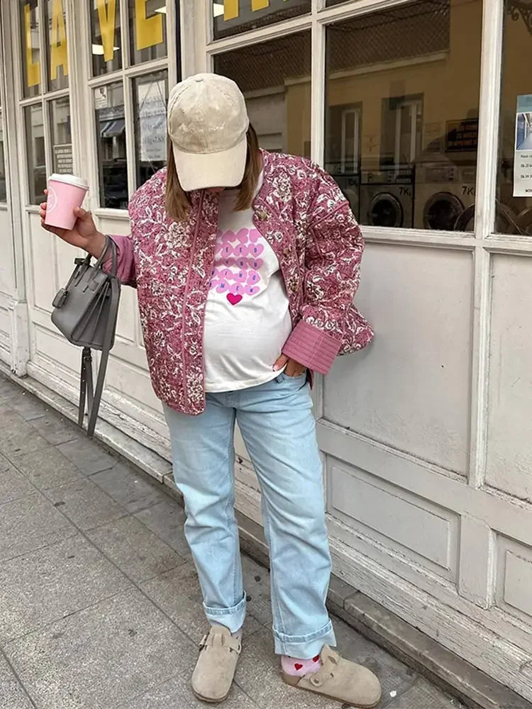 Lucille - Veste à imprimé floral