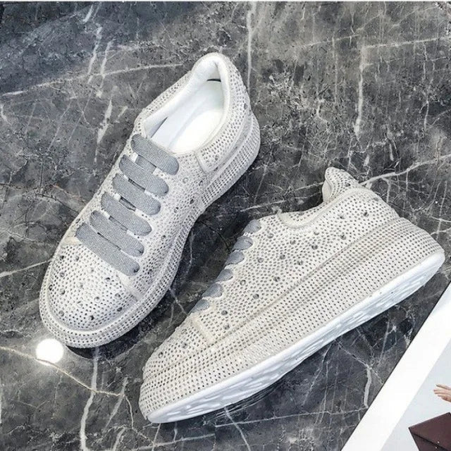 Sibyl | Baskets scintillantes avec ornements en cristal