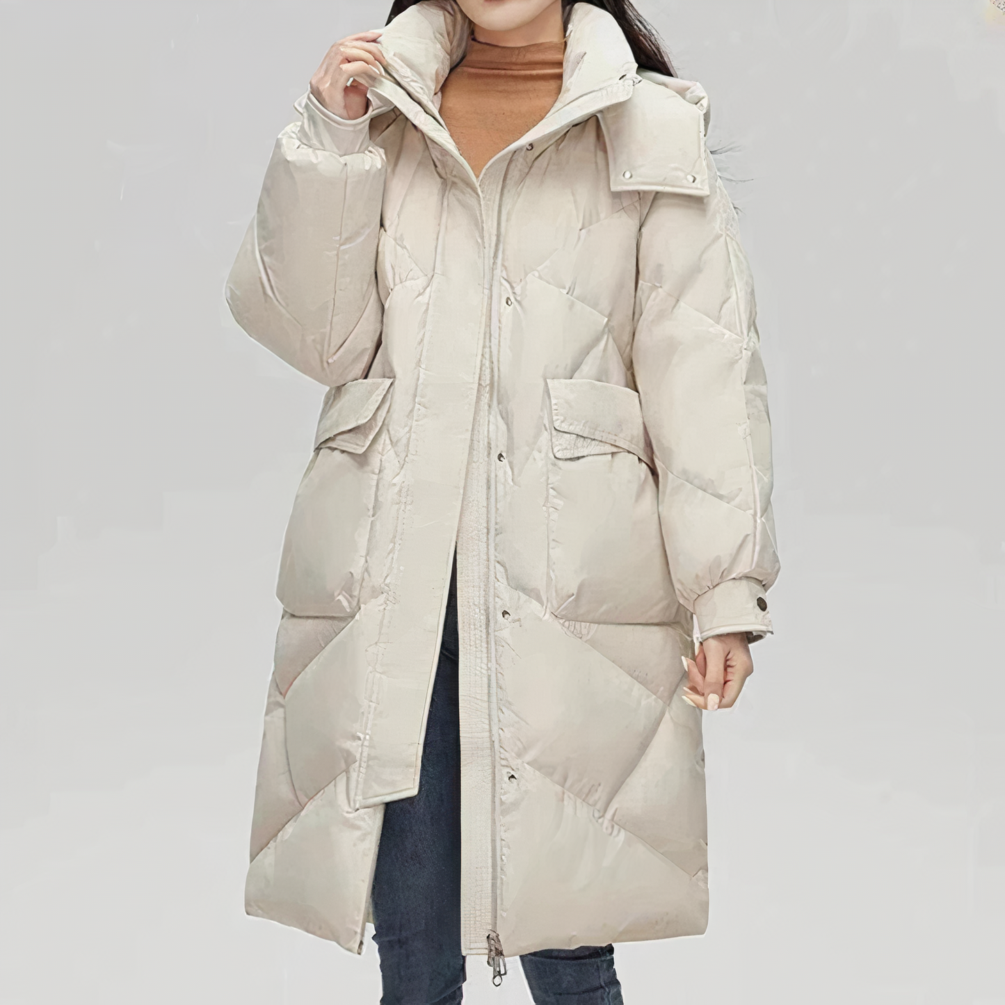 Veste d'hiver longue en duvet - Emelen