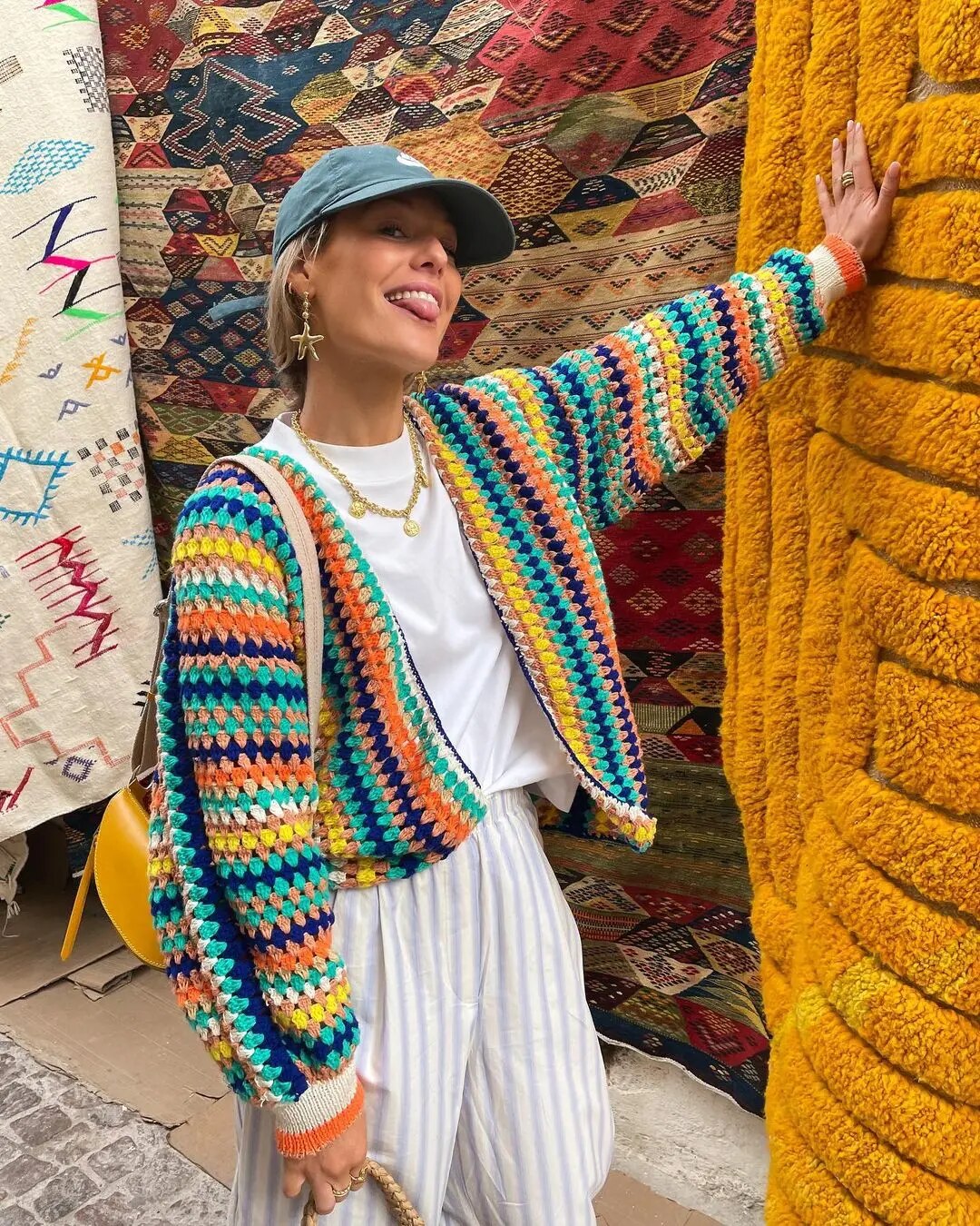 Valentina | Cardigan coloré au crochet