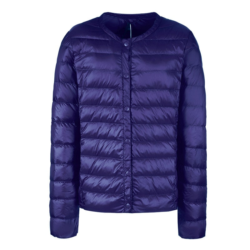 Doudoune Compacte Sans Col "Elegance Essential"