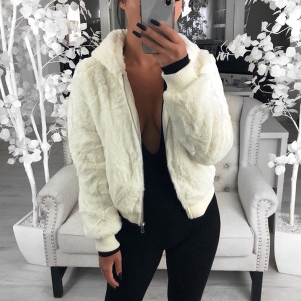 Veste d'hiver à capuche souple - Zofi