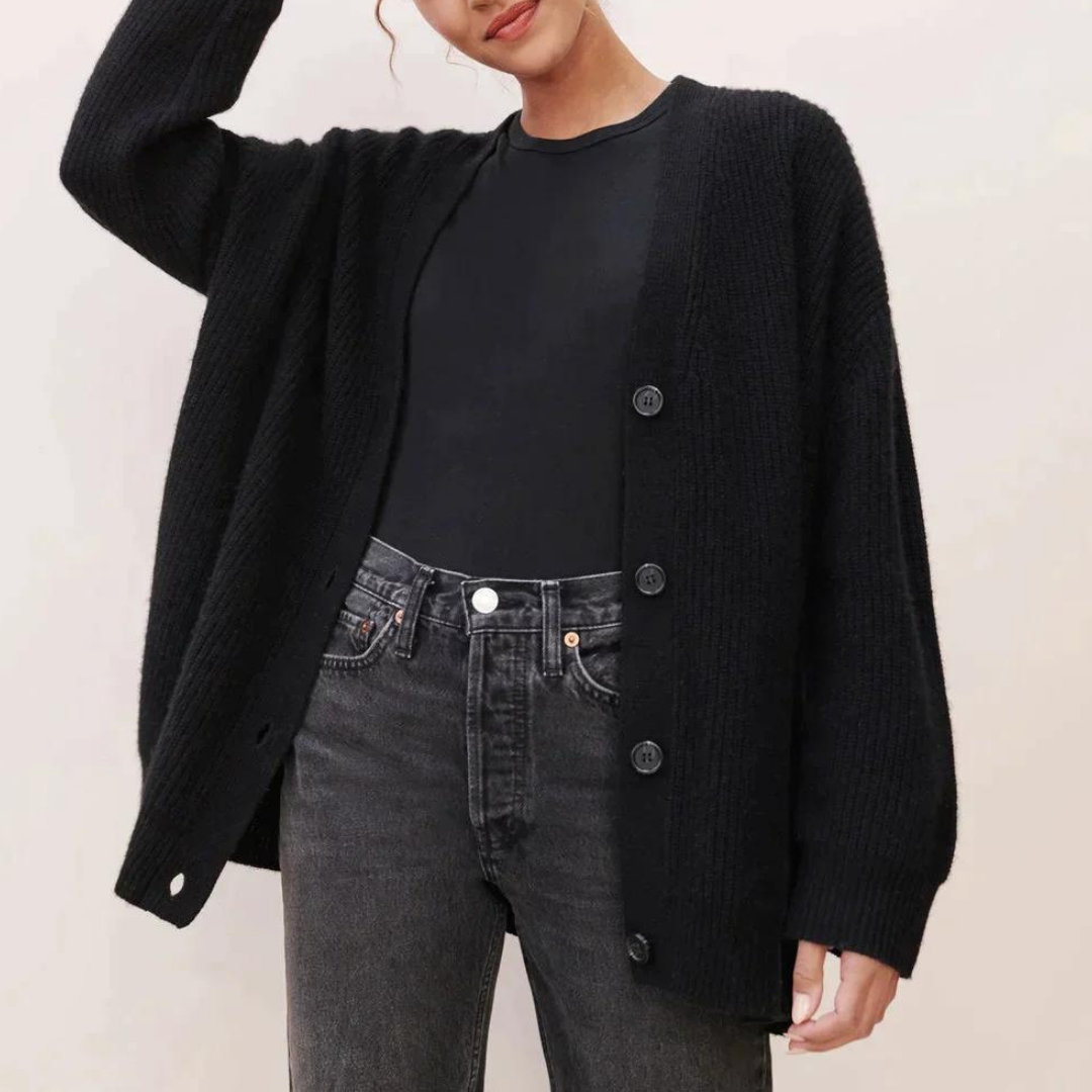 Cardigan boutonné d'automne - Nachuma