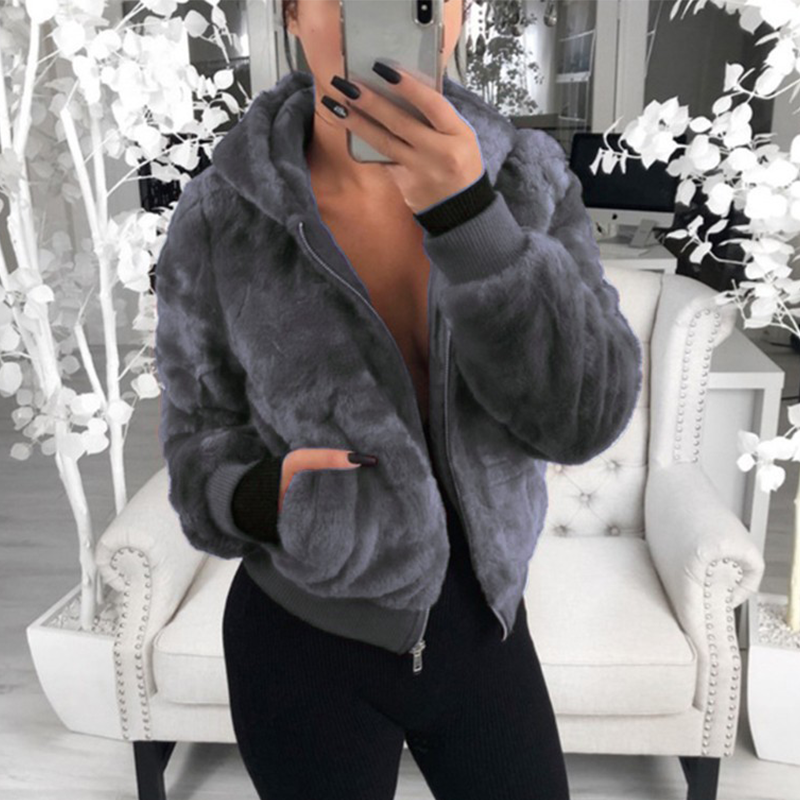 Veste d'hiver à capuche souple - Zofi