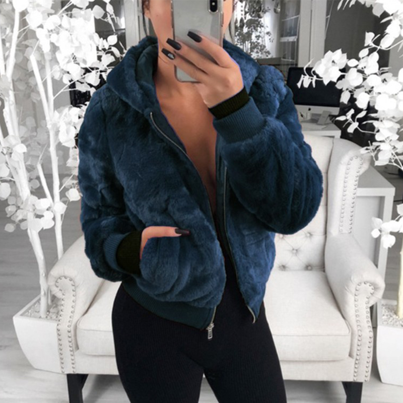 Veste d'hiver à capuche souple - Zofi