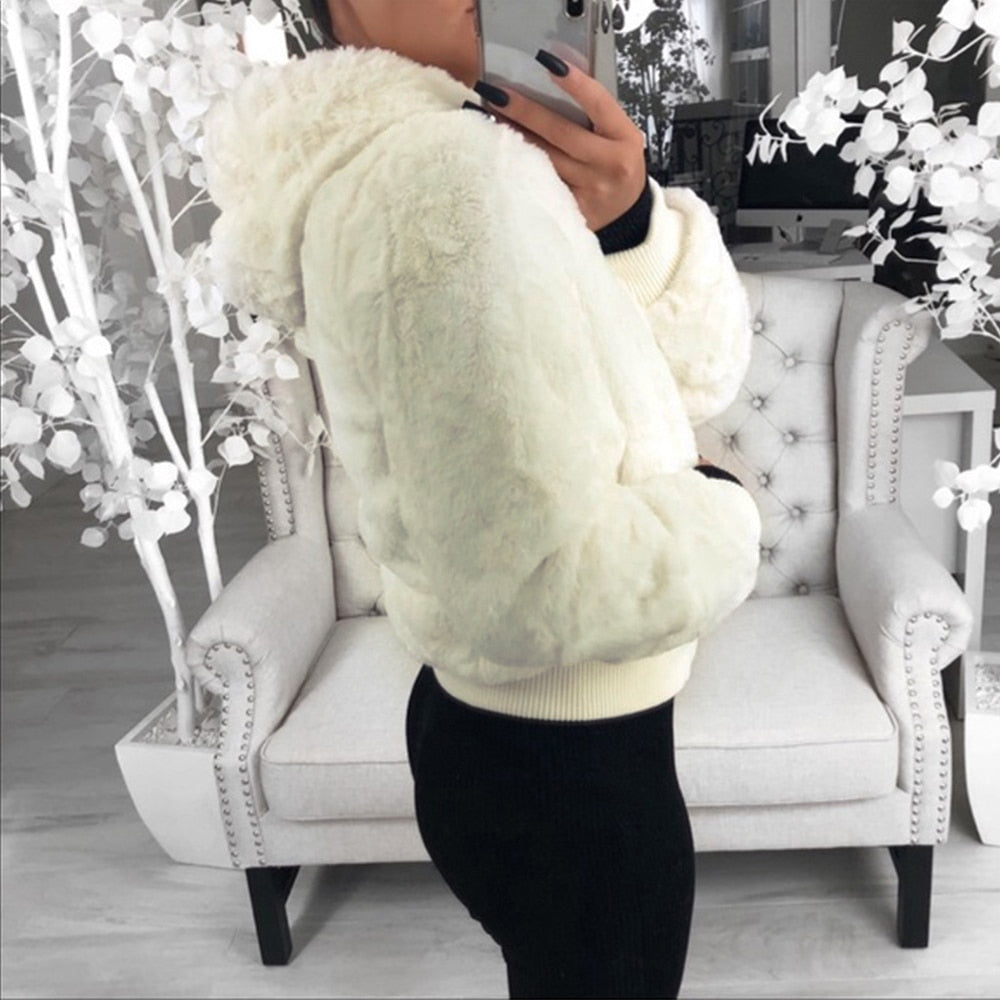Veste d'hiver à capuche souple - Zofi