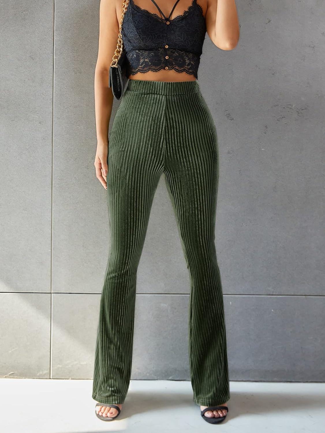 Pantalon large en velours côtelé - Laurina